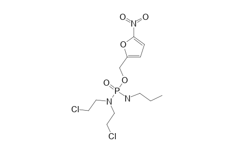 (5-NITRO-2-FURYL)-METHYL-N,N-BIS-(2-CHLOROETHYL)-N-PROPYL-PHOSPHORODIAMIDATE