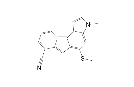 7-Cyano-3-methyl-5-(methylthio)indeno[1,2-e]indole