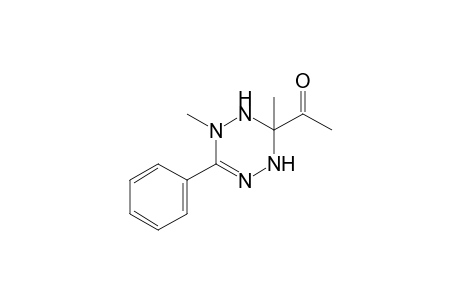 3-Acetyl-6-phenyl-1,2,3,4-tetrahydro-1,3-dimethyl-1,2,4,5-tetrazine