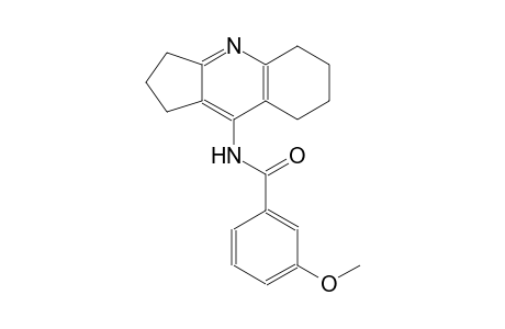 benzamide, N-(2,3,5,6,7,8-hexahydro-1H-cyclopenta[b]quinolin-9-yl)-3-methoxy-