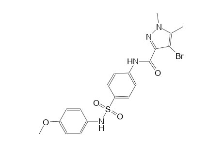 4-bromo-N-{4-[(4-methoxyanilino)sulfonyl]phenyl}-1,5-dimethyl-1H-pyrazole-3-carboxamide