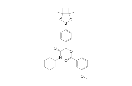 2-(CYCLOHEXYLAMINO)-2-OXO-1-[4-(4,4,5,5-TETRAMETHYL-1,3,2-DIOXABOROLAN-2-YL)-PHENYL]-ETHYL-3-METHOXY-BENZOATE