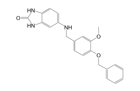 5-{[4-(benzyloxy)-3-methoxybenzyl]amino}-1,3-dihydro-2H-benzimidazol-2-one