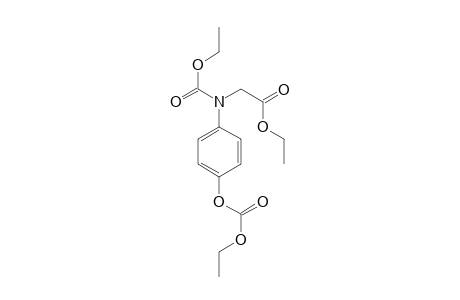 N-Ethoxycarbonyl-N-(4-ethoxycarbonyloxyphenyl)glycine, ethyl ester