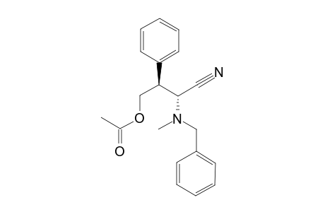 (2R,3S)-4-ACETOXY-2-[BENZYL-(METHYL)-AMINO]-3-PHENYLBUTYRONITRILE