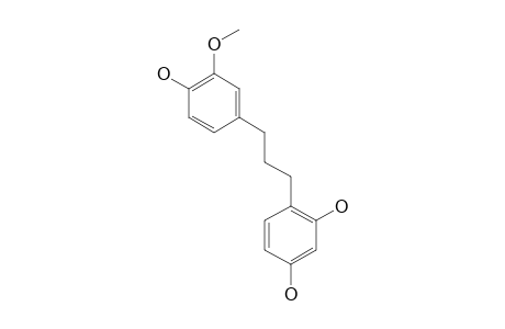 BAUHINIASIN;1-(2,4-DIHYDROPHENYL)-3-(4-HYDROXY-3-METHOXYPHENYL)-PROPANE