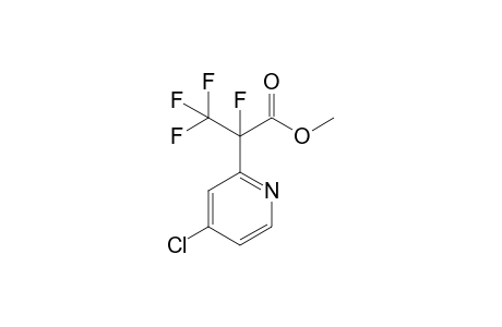 Methyl 2-(4-chloropyridin-2-yl)-2,3,3,3-tetrafluoropropanoate