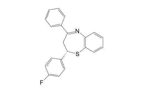 (2S)-2-(4-fluorophenyl)-4-phenyl-2,3-dihydro-1,5-benzothiazepine