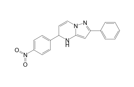 5-(4'-Nitrophenyl)-2-phenyl-4,5-dihydropyrazolo[1,5-a]pyrimidine