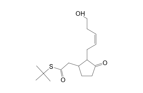 S-(tert-Butyl) (2-[(2Z)-5-hydroxy-2-pentenyl]-3-oxocyclopentyl)ethanethioate