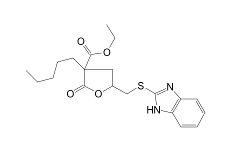 3-Amyl-5-[(1H-benzimidazol-2-ylthio)methyl]-2-keto-tetrahydrofuran-3-carboxylic acid ethyl ester