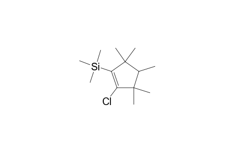 1-CHLORO-3,3,4,5,5-PENTAMETHYL-2-(TRIMETHYLSILYL)-CYCLOPENTENE