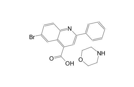 6-bromo-2-phenyl-4-quinolinecarboxylic acid compound with morpholine (1:1)