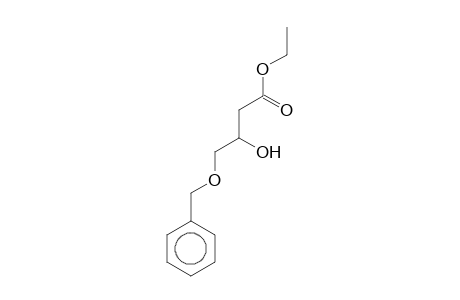 Butanoic acid, 3-hydroxy-4-(benzyloxy)-, ethyl ester