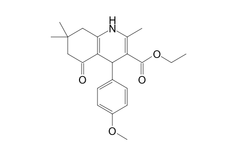 4-(4-Methoxyphenyl)-2,7,7-trimethyl-5-oxo-1,4,6,8-tetrahydroquinoline-3-carboxylic acid ethyl ester