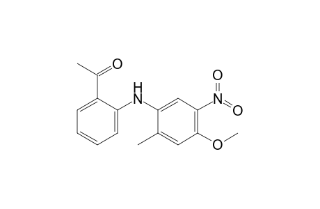 1-[2-(4-Methoxy-2-methyl-5-nitrophenylamino)phenyl]ethanone