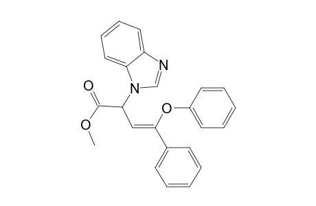 Methyl 2-(1-benzimidazolyl)-4-phenoxy-4-phenyl-3-butenoate