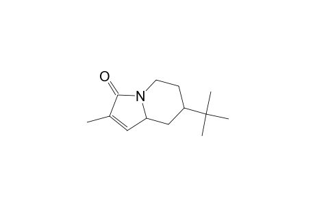 7-(1,1-dimethylethyl)-2-methyl-6,7,8,8a-tetrahydro-3-(5H)-indolizinone