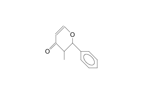 3,cis-3-Methyl-2-phenyl-2,3-dihydro-4H-pyran-4-one