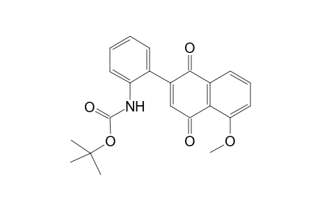 2-[2-[(tert-Butoxycarbonyl)aminophenyl]-5-methoxy-1,4-naphthoquinone