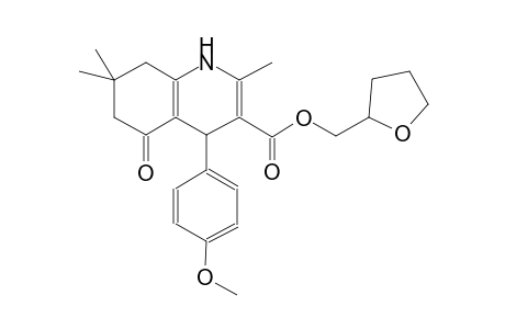 3-quinolinecarboxylic acid, 1,4,5,6,7,8-hexahydro-4-(4-methoxyphenyl)-2,7,7-trimethyl-5-oxo-, (tetrahydro-2-furanyl)methyl ester