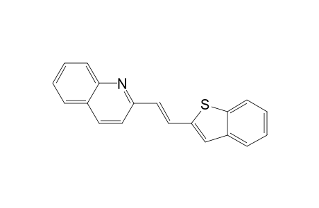 2-[(E)-2-(1-benzothiophen-2-yl)ethenyl]quinoline