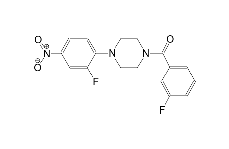 Methanone, (3-fluorophenyl)[4-(2-fluoro-4-nitrophenyl)-1-piperazinyl]-