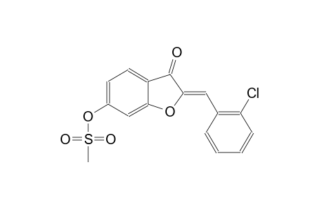 3(2H)-benzofuranone, 2-[(2-chlorophenyl)methylene]-6-[(methylsulfonyl)oxy]-, (2Z)-