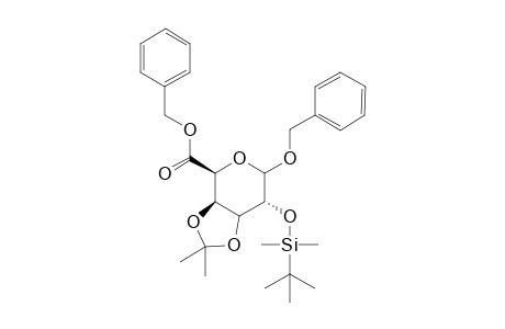 Benzyl (Benzyl 2-O-(tert-Butyldimethylsilyl)-3,4-O-isopropylidene-D-galactopyranosid)uronate