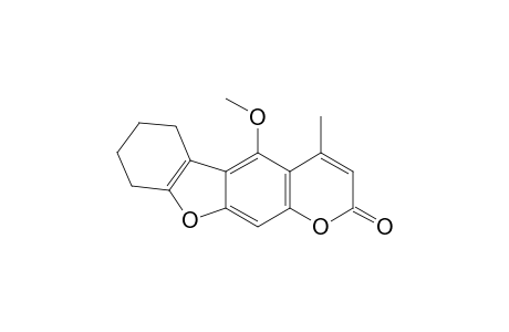 5-Methoxy-4-methyl-6,7,8,9-tetrahydro-[1]benzofuro[3,2-g]chromen-2-one