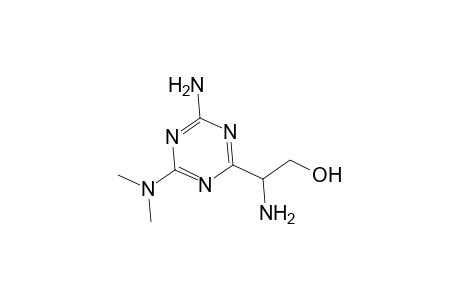 2-Amino-2-[4-amino-6-(dimethylamino)-1,3,5-triazin-2-yl]ethanol