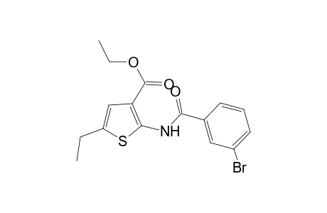 Ethyl 2-[(3-bromobenzoyl)amino]-5-ethyl-3-thiophenecarboxylate