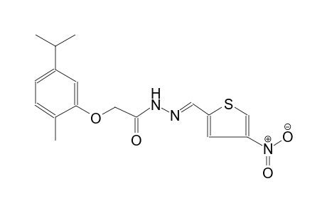 acetic acid, [2-methyl-5-(1-methylethyl)phenoxy]-, 2-[(E)-(4-nitro-2-thienyl)methylidene]hydrazide
