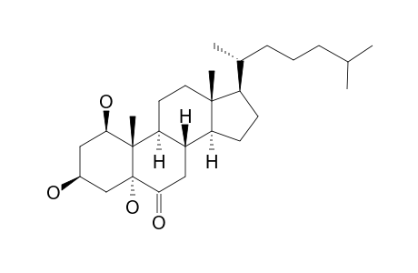 MENELLSTEROID-D;1-BETA,3-BETA,5-ALPHA-TRIHYDROXYCHOLESTAN-6-ONE
