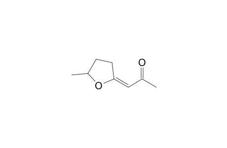 (1E)-1-(5-methyl-2-oxolanylidene)-2-propanone