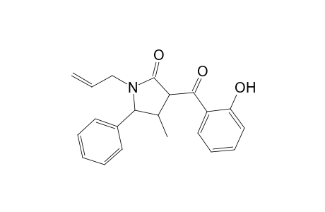 1-Allyl-3-[(2'-hydroxyphenyl)carbonyl]-4-methyl-5-phenylpyrrolidin-2-one