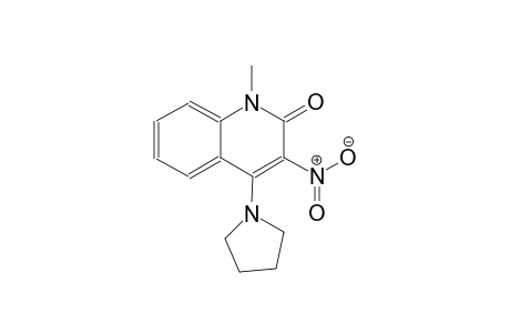 1-methyl-3-nitro-4-(1-pyrrolidinyl)-2(1H)-quinolinone