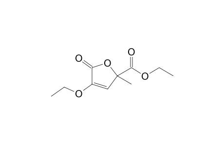 3-Ethoxy-5-methyl-5-(ethoxycarbonyl)-2(5H)-furanone