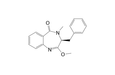 (3S)-2-methoxy-4-methyl-3-(phenylmethyl)-3H-1,4-benzodiazepin-5-one