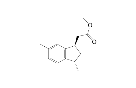 2-[(1R,3S)-3,6-dimethyl-2,3-dihydro-1H-inden-1-yl]acetic acid methyl ester