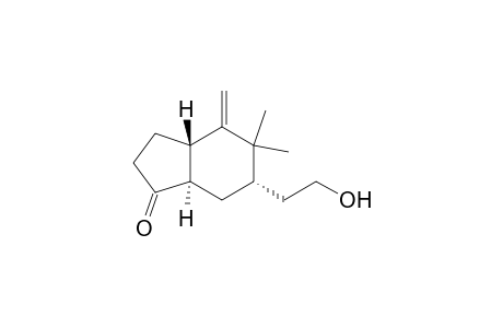 1H-Inden-1-one, octahydro-6-(2-hydroxyethyl)-5,5-dimethyl-4-methylene-, [3aS-(3a.alpha.,6.beta.,7a.beta.)]-