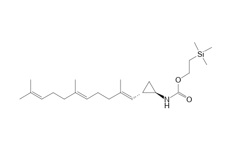 N-[[2-(trimethylsilyl)ethoxy]carbonyl]-trans-2-[(1E,5E)-2,6,10-trimethyl-1,5,9-undecatrienyl]cyclopropylamine