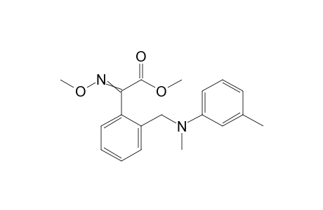 Benzeneacetic acid, alpha-(methoxyimino)-2-[[methyl(3-methylphenyl)amino]methyl]-, methyl ester