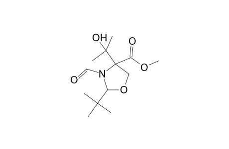 Methyl 2-tert-butyl-3-formyl-4-(1-hydroxy-1-methylethyl)-1,3-oxazolidine-4-carboxylate