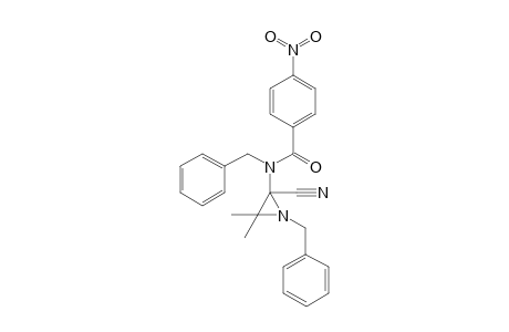 2-[N-Benzy-2-cyano-3,3-dimethylaziridin-2-yl]-N'-benzyl-4'-nitronitrobenzoamide
