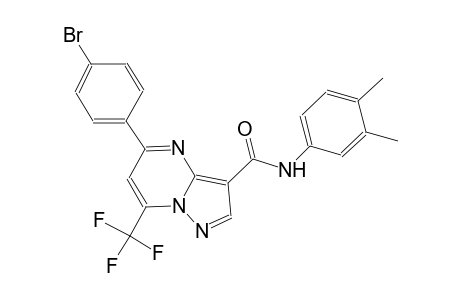 5-(4-bromophenyl)-N-(3,4-dimethylphenyl)-7-(trifluoromethyl)pyrazolo[1,5-a]pyrimidine-3-carboxamide