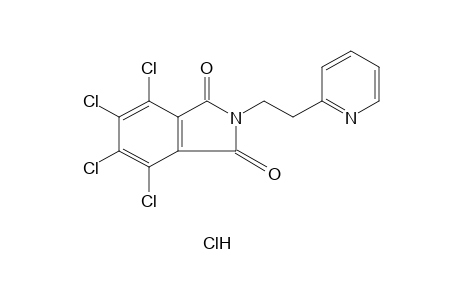 N-[2-(2-PYRIDYL)ETHYL]-3,4,5,6-TETRACHLOROPHTHALIMIDE, HYDROCHLORIDE