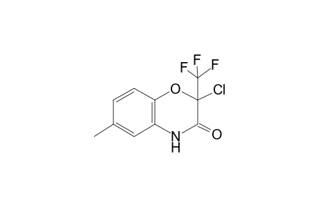 2-Chloro-6-methyl-2-(trifluoromethyl)-2H-1,4-benzoxazin-3(4H)-one