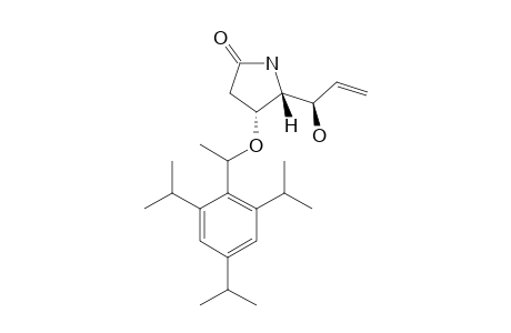 CIS-ANTI-(4R,5R)-5-[(RS)-1-HYDROXYALLYL]-4-[(S)-1-(2,4,6-TRIISOPROPYLPHENYL)-ETHOXY]-PYRROLIDIN-2-ONE