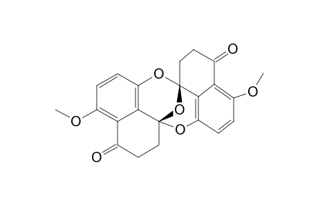 4H,11H-5,6,12,13-TETRAHYDRO-3,10-DIMETHOXY-6A,13A-EPOXYDINAPHTHO-[1,8-BC:FG]-[1,5]-DIOXOCIN-4,11-DIONE